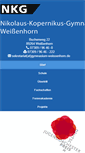 Mobile Screenshot of cms.nkg.schule.neu-ulm.de